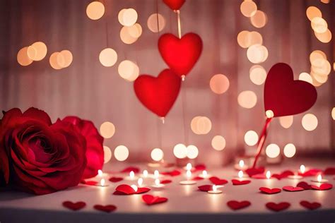 valentine's day wallpaper hd wallpaper. AI-Generated 30274232 Stock ...