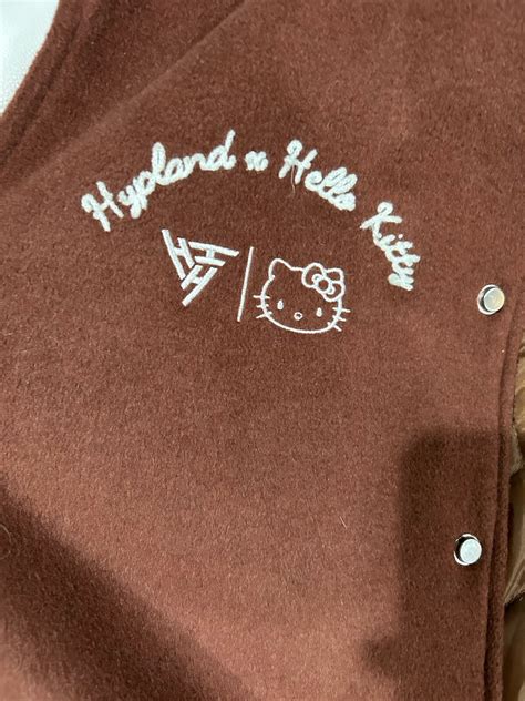 Hello Kitty Hype land letterman Jacket - Gem