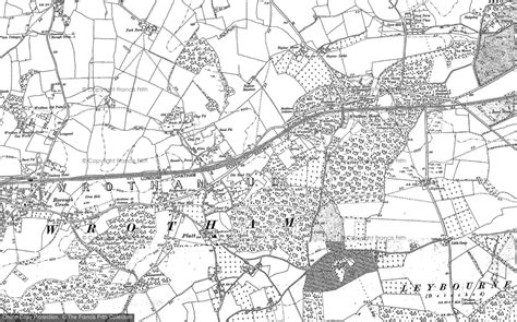 historic ordnance survey map  platt  francis frith
