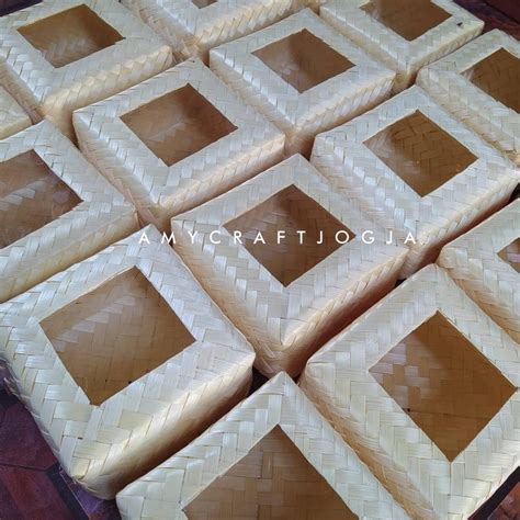 jual sepasang besek    cm mika blicingbesek hias mikabesek