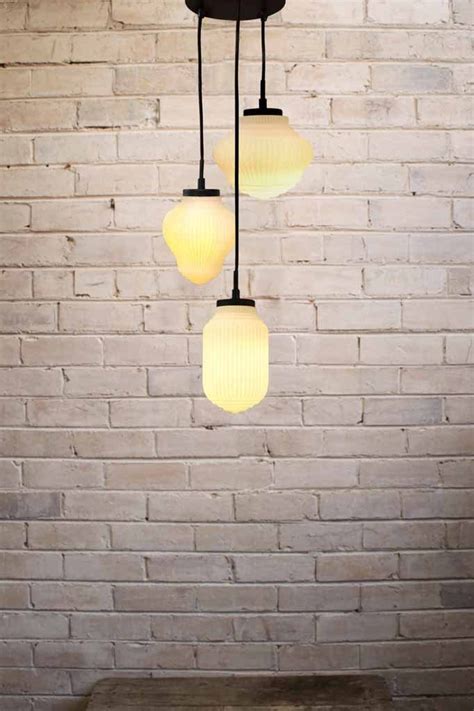 Odeon Glass Pendant Light | Opaque Glass Shades | Fat Shack Vintage