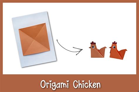 Simple Origami Chicken