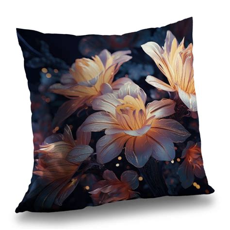 Concius Sales Pixie flowers - Throw pillow cover - Poly twill - Print