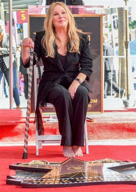 Christina Applegate On Why She Was Barefoot at Walk of Fame Ceremony ...