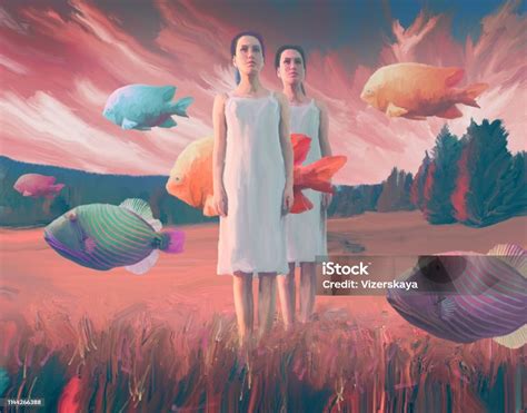 lukisan surealis ilustrasi stok  gambar  surealisme