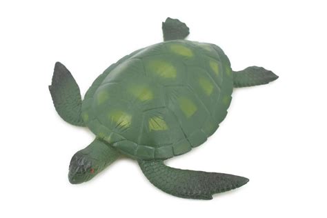 Sea Turtle, Plastic Turtle Design, Reptile, Hand Painted, Realistic