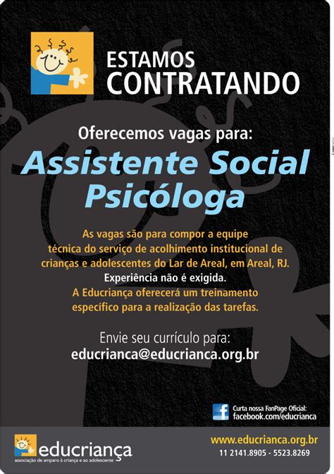 Vaga Para Assistente Social