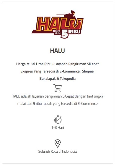 sicepat halu  haul darat  haul udara    sampai