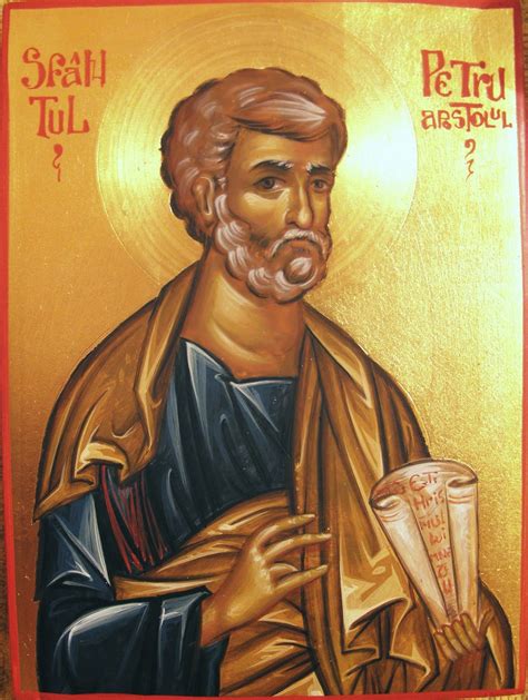 icoane pictate sfantul petru apostolul