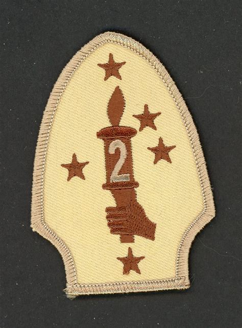 USMC 2nd Marine Division PATCH 2d MarDiv Marines! Desert / Former Combat