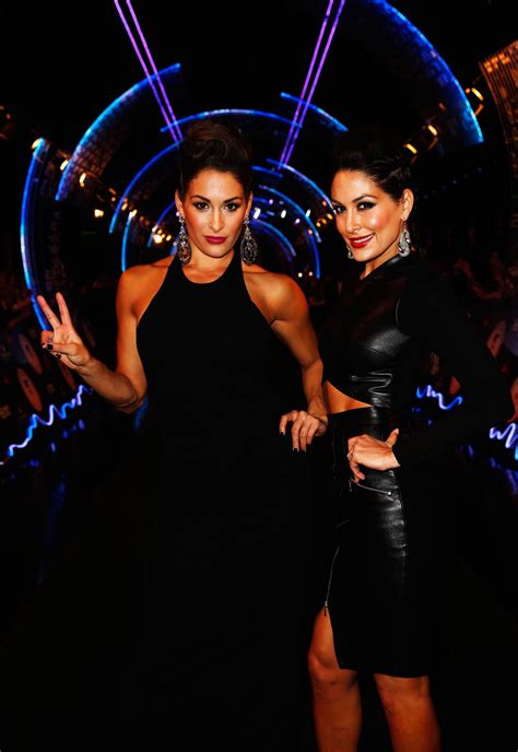 Nicole Garcia & Brianna Garcia (Bella Twins) at the MTV EMA's 2014 at