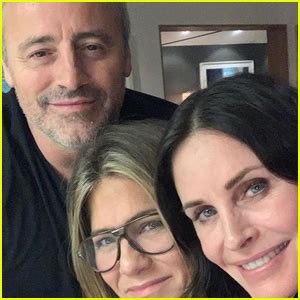 Courteney Cox, Jennifer Aniston & Matt LeBlanc Have a Mini-’Friends ...