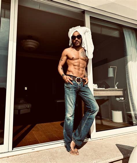 Lenny Kravitz, 60, leaves fans drooling with 'perfect' six-pack abs as