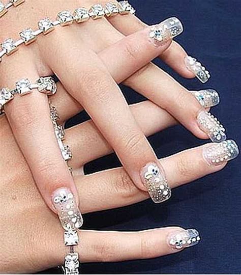 Wedding Nails, Bridal Nail Art Ideas - Bridal Nail Designs For Women