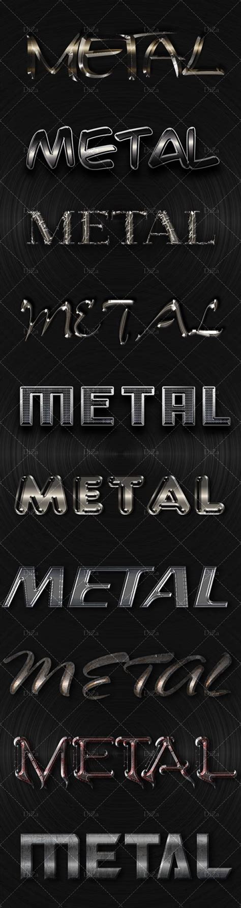 10 modern metal styles by DiZa-74 on DeviantArt