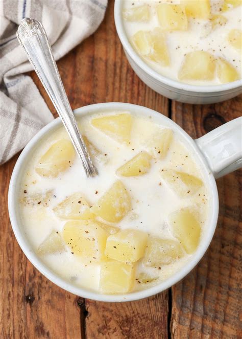 Old Fashioned Potato Soup - Barefeet in the Kitchen