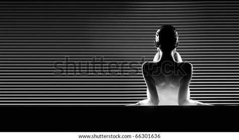 black white artistic nude woman shot stock photo  shutterstock