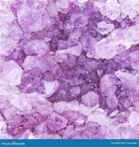 Background of Natural Amethyst Stock Photo - Image of beauty, real