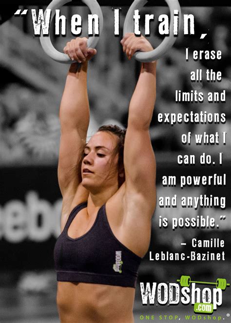 Camille Leblanc-Bazinet WODshop.com | Crossfit motivation, Crossfit