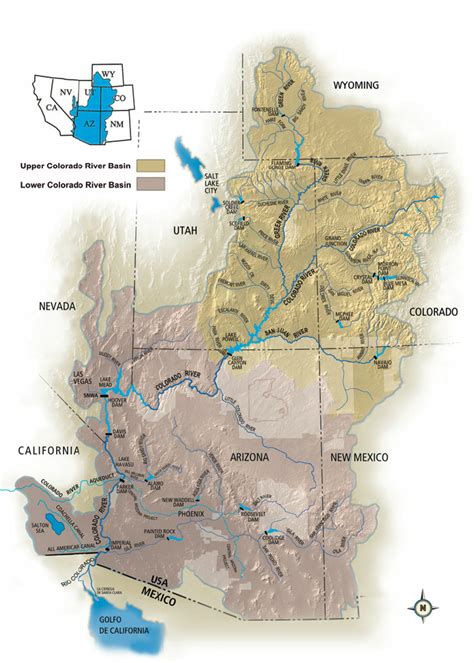 The Colorado River Basin | Download Scientific Diagram