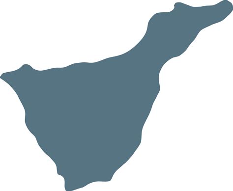 doodle freehand drawing of tenerife island map. 23205348 PNG