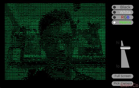 Convert Your Live Video Into ASCII Art In Real-Time