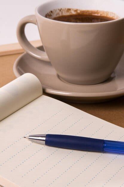 Premium Photo | Coffee and notebook