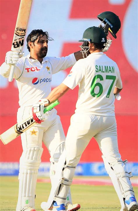 sarfaraz hits century  karachi test ends  draw rediff cricket