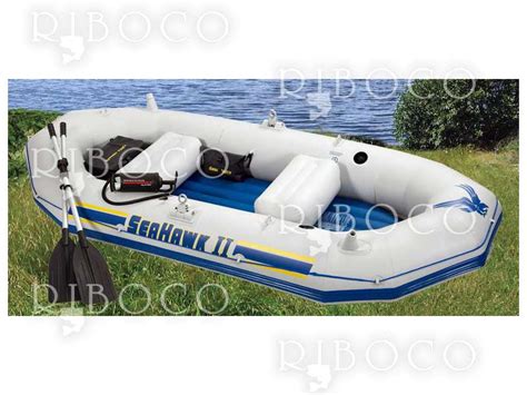 Надуваема моторна лодка Intex Seahawk II - Riboco
