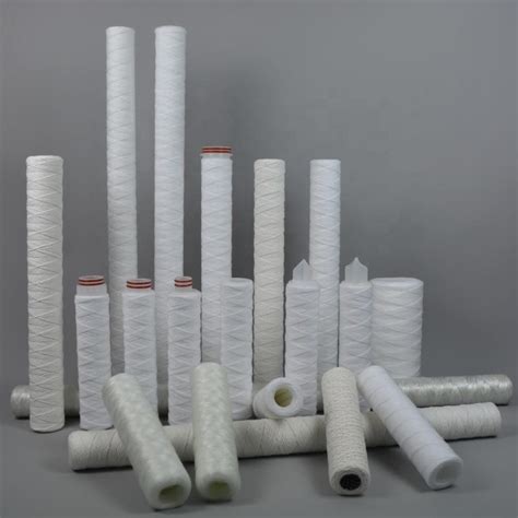 pp sediment pre filter fiberglass string wound pleated