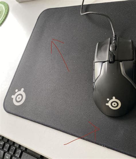 QcK Edge Gaming Medium mousepad developed uneven spots over 2 months