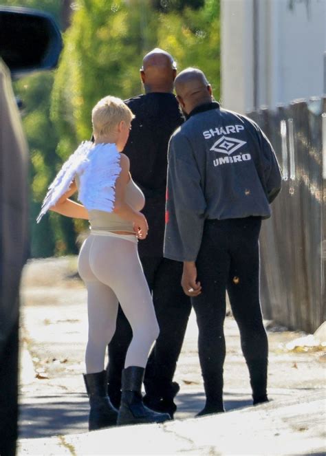 Bianca Censori at a Warehouse on Melrose Ave in LA 05/02/2023 • CelebMafia