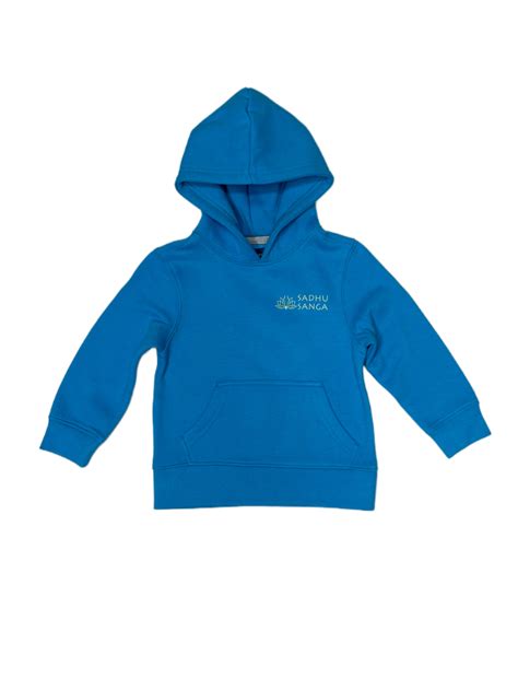 Sadhu Sanga Light Blue Hoodie Toddler: Krishna Culture