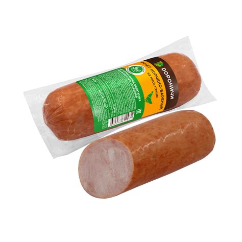 Рулет копчено-вареный из мяса птицы