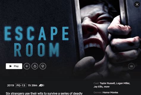 You Can Stream Escape Room (2019) on Netflix From Any Country in the World.