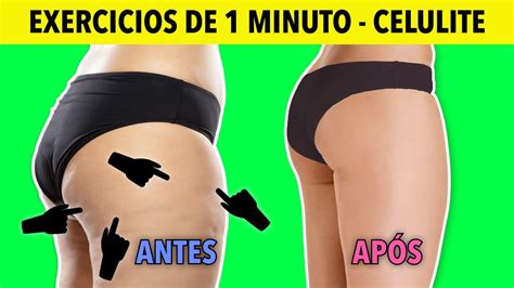 Como Diminuir A Celulite Das Pernas - Exercícios De 1 Minuto Para Reduzir Celulite Nas Pernas - YouTube