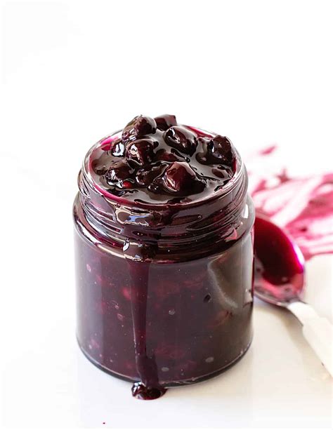 Quick Blueberry Sauce or Topping (4 ingredients!) - Vintage Kitchen Notes