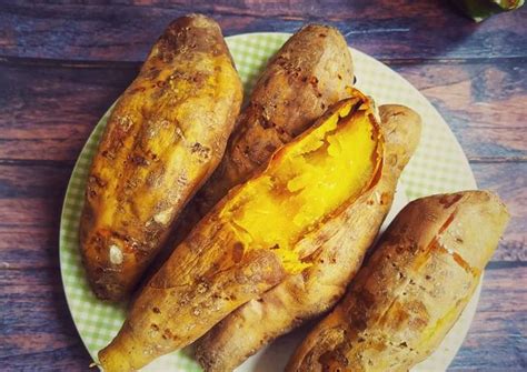resep ubi cilembu oven oleh rona ve cookpad