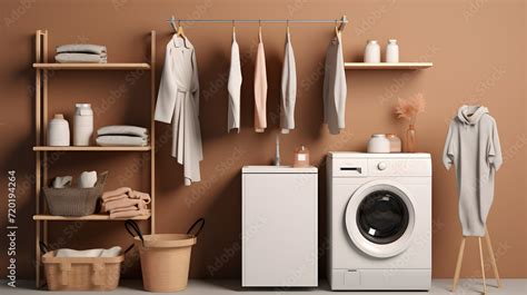 laundry room design ideas  minimalist style  small apartments
