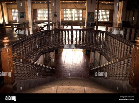 philippines siquijor island lazi convent staircase stock photo alamy