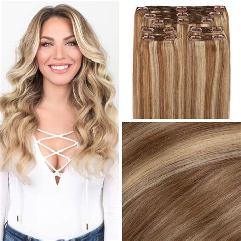 Rodeo Drive Blonde Clip In Hair Extensions | Cashmere Hair