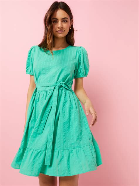 Jana Puff Mini Dress