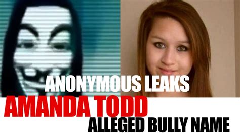 Amanda Todd's Alleged Bully Leaked by Anonymous - YouTube