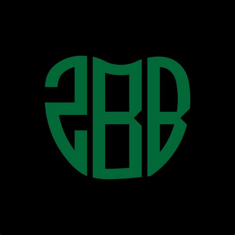 zbb letter logo creative design zbb unique design  vector art
