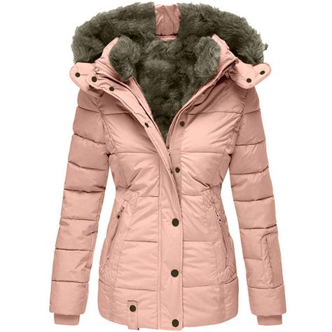 coats women fur hood 9