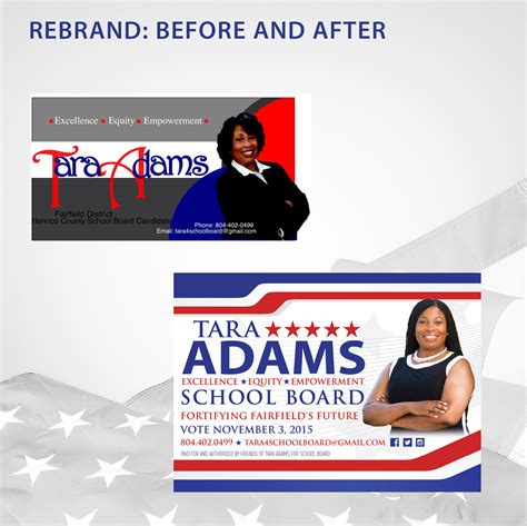Tara Adams Campaign for School Board on Behance