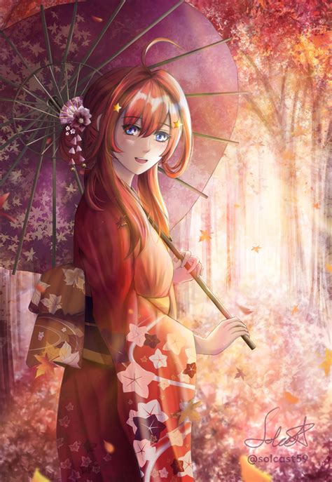 Itsuki in a Yukata Fanart! : r/5ToubunNoHanayome