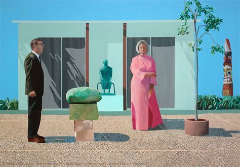 American Collectors (Fred and Marcia Weisman), 1968 by David Hockney ...