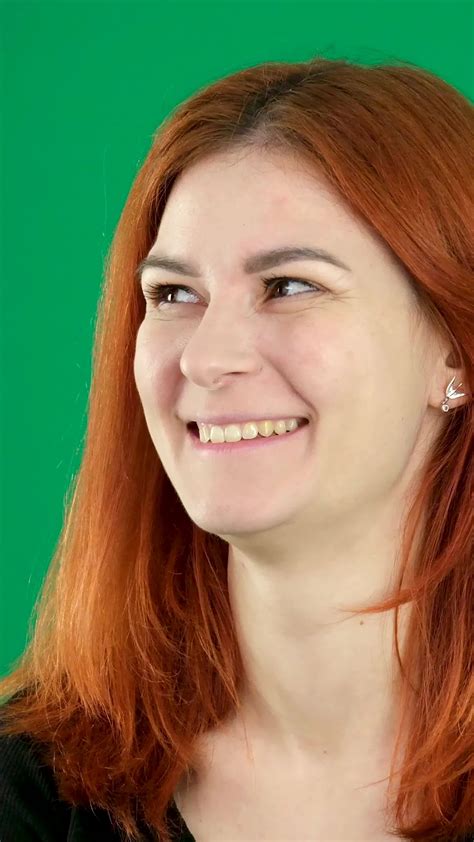 Satisfied happy doesn't believe her luck, Lots of joy happiness Red