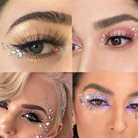 Face Gems AUGVO 2150 PCS Face Rhinestone Stickers for Makeup Self ...